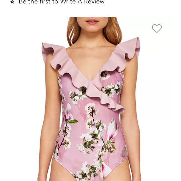 Ted Baker Berenaa Harmony Ruffle One Piece Swimsuit Women - Picture 6 of 12
